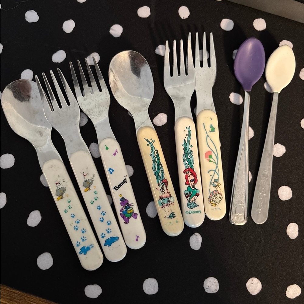 Vintage Children’s Spoon & Fork Sets